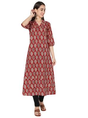 Multicolor printed cotton combo-kurtis 4