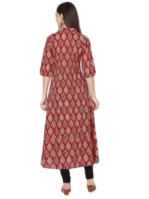 Multicolor printed cotton combo-kurtis 5