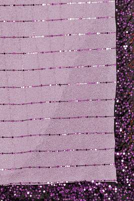 Light wine embroidered lycra saree with blouse 5