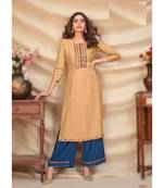 Pure Rayon Kurti palazzo Sets