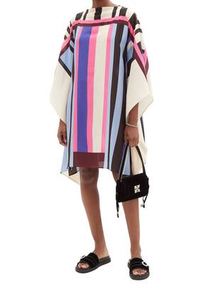 JSDC Beach Wear Chelsea Georgette Short Printed Kaftan Top For Women 1