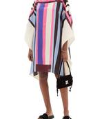 JSDC Beach Wear Chelsea Georgette Short Printed Kaftan Top For Women