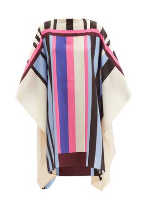 JSDC Beach Wear Chelsea Georgette Short Printed Kaftan Top For Women 4
