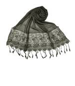 Cotton Diamond Box Checkered and Heavy Design On Net and Border With Fringe's