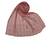 Cotton Box Checkered With Moti and Flower Design ( Pink Size 75 x 185 CM )