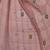 Cotton Box Checkered With Moti and Flower Design ( Pink Size 75 x 185 CM )