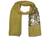 Cotton  Sequence  Design Stole ( Light Yellow Size 75 x 185 CM )