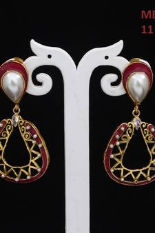 55Carat Modern Jewellery Modern Collection Gold Plated Dangle Drop Earring Set For Womens and Girls