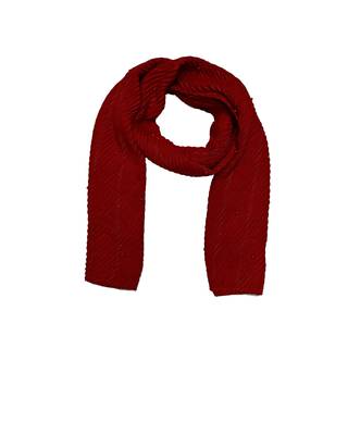 Cotton Box Checkered Moti Studed Stole ( Red Size 75 x 185 CM ) 3