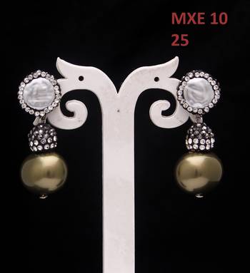 55Carat Indian casual wear Exclusive Jewellery Gold Plated Dangle Drop Earring Set For Womens and Girls 1