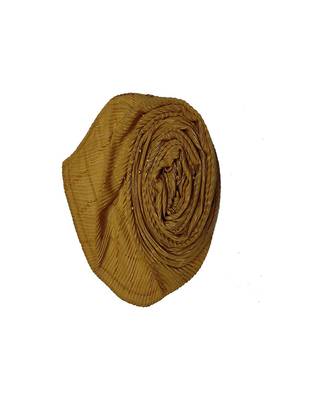 Cotton Box Checkered Moti Studed Stole ( Yellow Size 75 x 185 CM ) 2