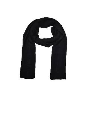 Cotton Box Checkered Moti Studed Stole ( Black Size 75 x 185 CM ) 3