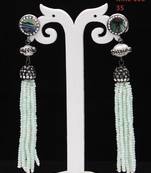 55Carat Indian casual wear Handcrafted jewellery Gold Plated Dangle Drop Earring Set For Womens and Girls