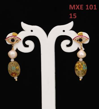55Carat Traditional Jewellery Exclusive Jewellery Gold Plated Dangle Drop Earring Set For Womens and Girls 1