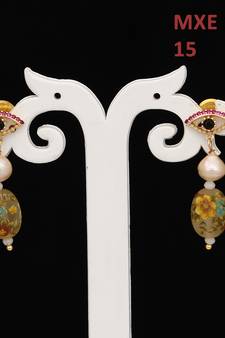 55Carat Traditional Jewellery Exclusive Jewellery Gold Plated Dangle Drop Earring Set For Womens and Girls