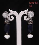 55Carat Stone Inticrated Fancy Jewellery Gold Plated Dangle Drop Earring Set For Womens and Girls