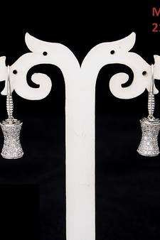 55Carat Indian casual wear Modern Collection Gold Plated Dangle Drop Earring Set For Womens and Girls