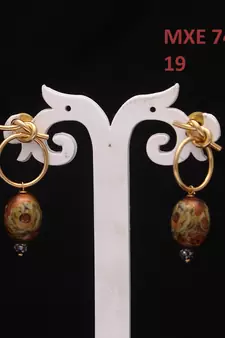 55Carat Modern Jewellery Handcrafted jewellery Gold Plated Dangle Drop Earring Set For Womens and Girls