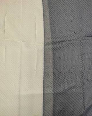 Cotton Twin Colour Shaded  Stole ( Cream Size 75 x 185 CM ) 4