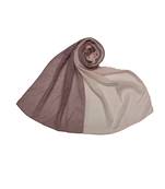 Cotton Twin Colour Shaded  Stole ( PurpleSize 75 x 185 CM )