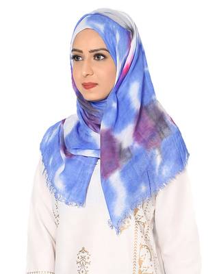Cotton TIEDYE Scarf ( BlueSize 75 x 185 CM ) 2