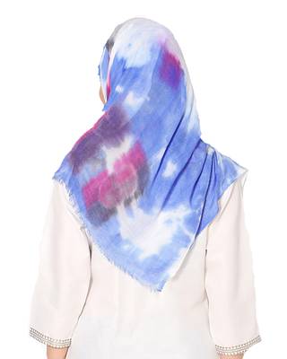 Cotton TIEDYE Scarf ( BlueSize 75 x 185 CM ) 3