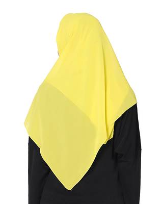 Malaysian Chiffon Scarf( Fluorescent Green Size 75 x 185 CM ) 3