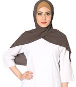 Malaysian Chiffon Scarf ( Coffee Size 75 x 185 CM )