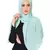 Malaysian Chiffon Scarf ( Sea Blue Size 75 x 185 CM )