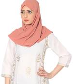 Malaysian Chiffon Scarf ( Light Maroon Size 75 x 185 CM )