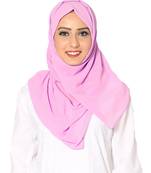 Plain Malaysian Chiffon Scarf ( PurpleSize 75 x 185 CM )