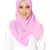 Plain Malaysian Chiffon Scarf ( PurpleSize 75 x 185 CM )