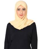 Plain Malaysian Chiffon Scarf ( Cream Size 75 x 185 CM )