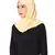 Plain Malaysian Chiffon Scarf ( Cream Size 75 x 185 CM )