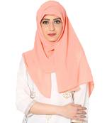 Plain Malaysian Chiffon Scarf ( Orange Size 75 x 185 CM )