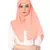 Plain Malaysian Chiffon Scarf ( Orange Size 75 x 185 CM )