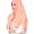 Plain Malaysian Chiffon Scarf ( Orange Size 75 x 185 CM )