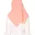 Plain Malaysian Chiffon Scarf ( Orange Size 75 x 185 CM )