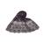 Big Star Design On NetWith Diamonds and Moti Studed Cotton Box Checkered  Scarf ( Light Purple Size 75 x 185 CM )