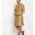 Men Gold Silk Kurta with Churidar