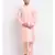 Men Silk Peach Kurta & Churidar Set