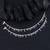 SILVER SHINE Silver Plated Multi Color Diamond  Payal  Anklet for Women And Girl