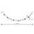 SILVER SHINE Silver Plated Multi Color Diamond  Payal  Anklet for Women And Girl