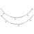 SILVER SHINE Silver Plated Multi Color Diamond Ghungroo Payal  Anklet for Women And Girl