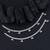 SILVER SHINE Silver Plated Payal  Anklet for Women And Girl