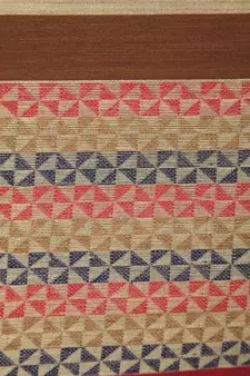PinkLoom Women's multicolor hand woven cotton silk sarees With Blouse
