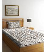 Rajasthani Traditional Jaipuri Pure Cotton King Size Double Bedsheet With 2 Pillow Covers Sets