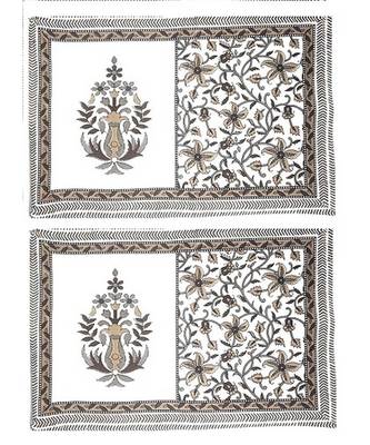Rajasthani Traditional Jaipuri Pure Cotton King Size Double Bedsheet With 2 Pillow Covers Sets 3