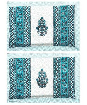 Rajasthani Traditional Jaipuri Pure Cotton King Size Double Bedsheet With 2 Pillow Covers Sets 3