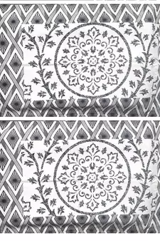 Rajasthani Traditional Jaipuri Pure Cotton King Size Double Bedsheet With 2 Pillow Covers Sets